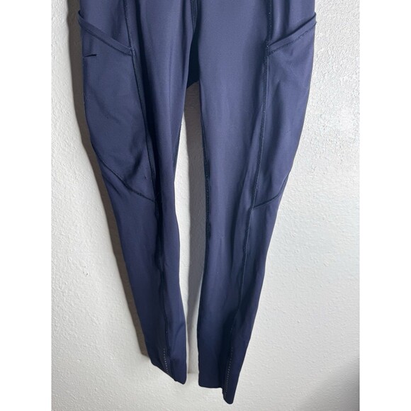 Lululemon Women's Fast Crop Leggings with Pockets Free Navy Size 2 - Picture 3 of 11
